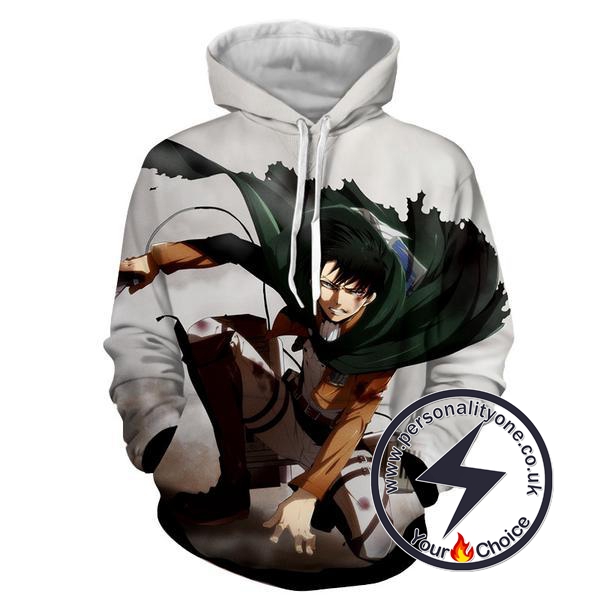 Attack On Titan - Eren Yeager 3D - Attack On Titan Hoodies